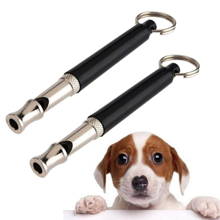 1Pcs Pet Dog Cat Training Obedience Black Whistle Ultrasonic Supersonic Sound Pitch Quiet Trainning Whistles Pets Supplies - Rikoto