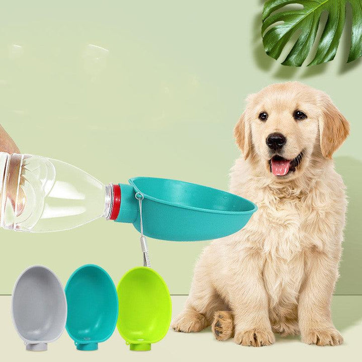 Portable Dog Drinking Bowl Outdoor Water Feeding Pet Outside Water Cup Dog Kettle For Small Breeds Dogs Pets Products - Rikoto