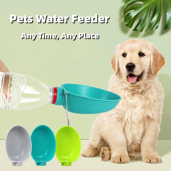 Portable Dog Drinking Bowl Outdoor Water Feeding Pet Outside Water Cup Dog Kettle For Small Breeds Dogs Pets Products - Rikoto