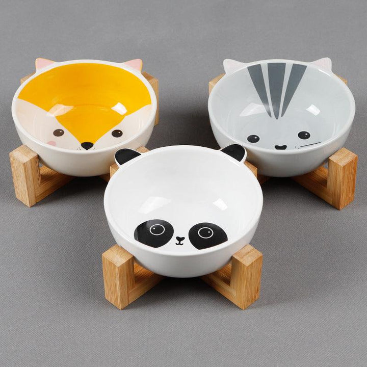 Ceramic Cartoon Cat Bowl - Rikoto