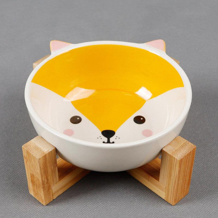 Ceramic Cartoon Cat Bowl - Rikoto