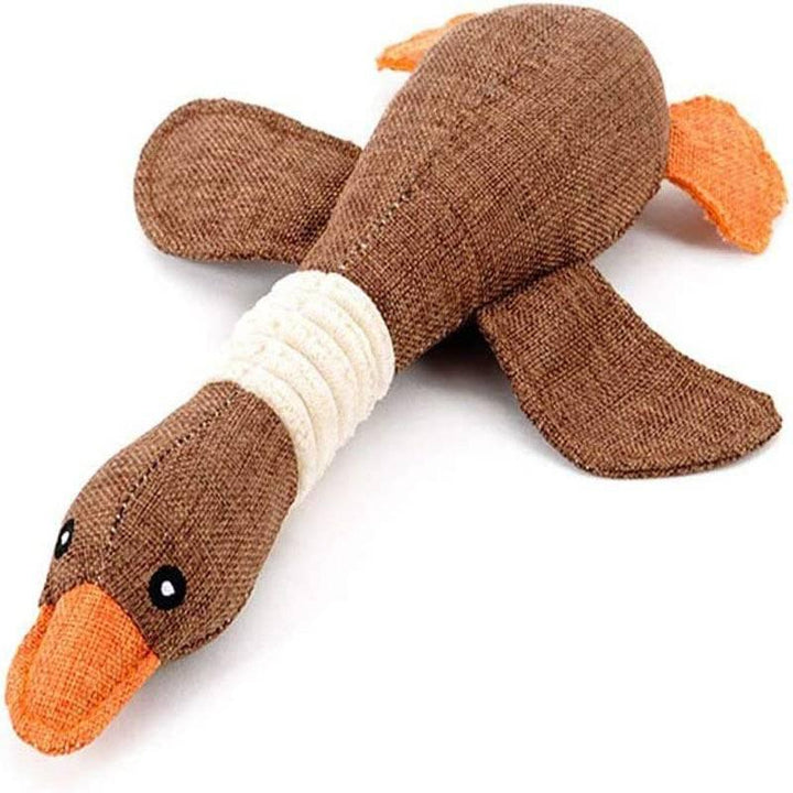 Cartoon Wild Goose Plush Dog Toy - Rikoto