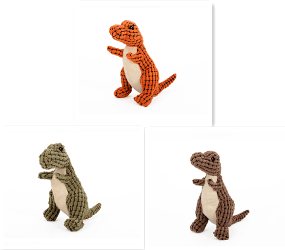 Dinosaur Giant Chew Dog Toy - Rikoto