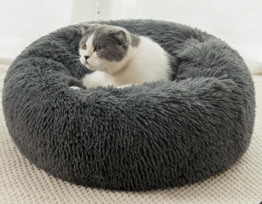 Warm Plush Cat Bed - Rikoto